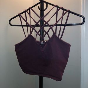 charlotte russe strappy crop top